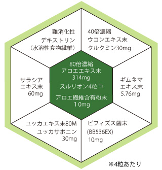 Keyray アロエとウコンとビフィズス菌 スルリオンex Throug Re On Ex